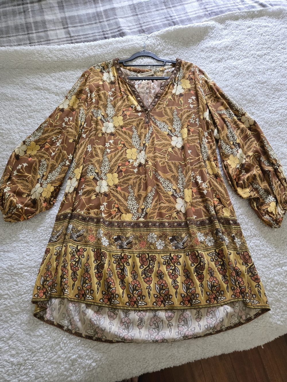 Reserved ❣️❣️❣️Spell Bianca Playdress Sz M 🤎🤍 - Picture 8 of 10